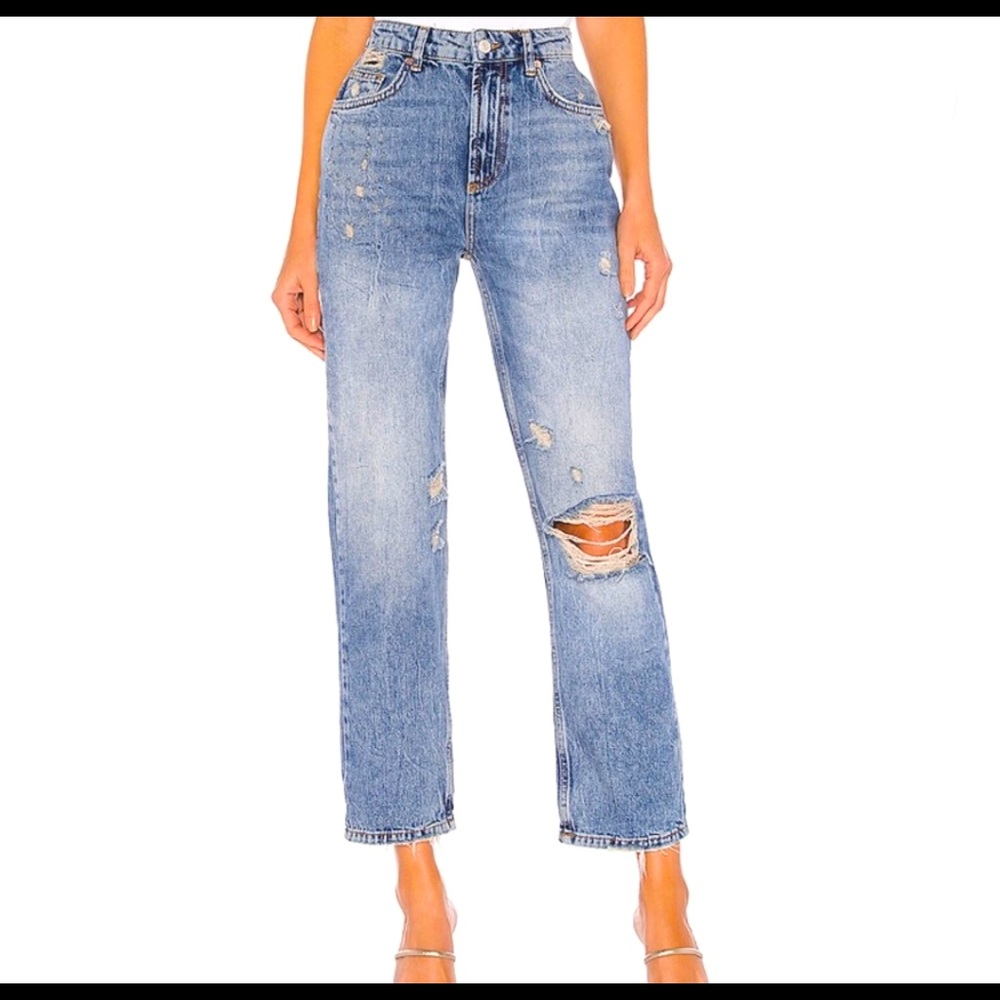 Free People Dakota Straight Jeans